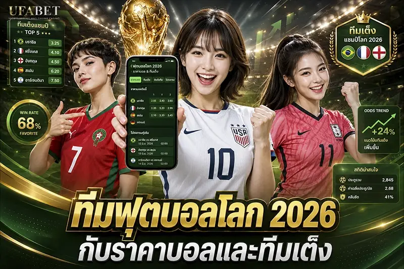 ทีมฟุตบอลโลก 2026 กับราคาบอลและทีมเต็ง