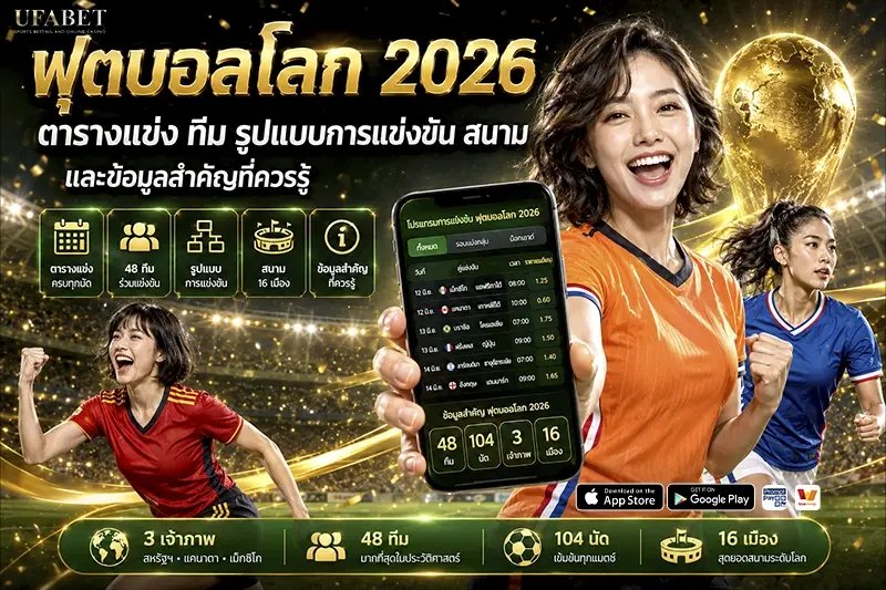 ฟุตบอลโลก 2026 ตารางแข่ง ทีม รูปแบบการแข่งขัน สนาม