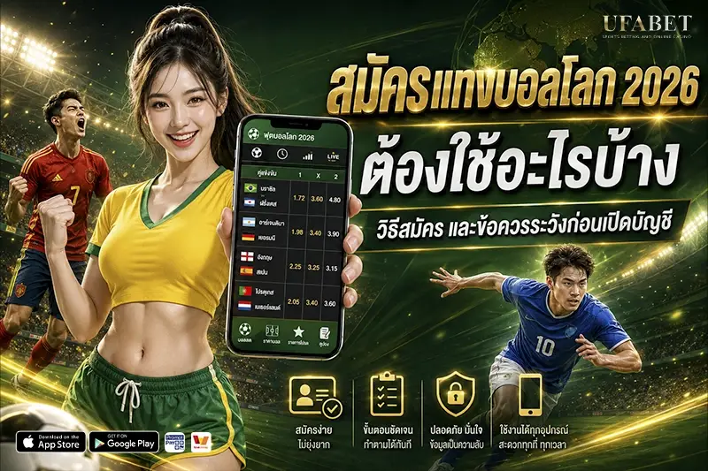 สมัครแทงบอลโลก 2026 และข้อควรระวังก่อนเปิดบัญชี